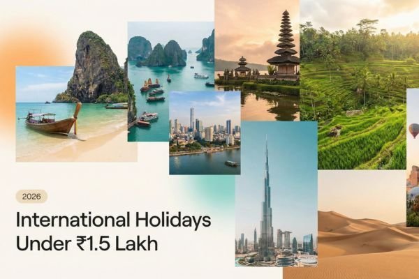 International Holidays Under ₹1.5 Lakh for Indian Travellers in 2026